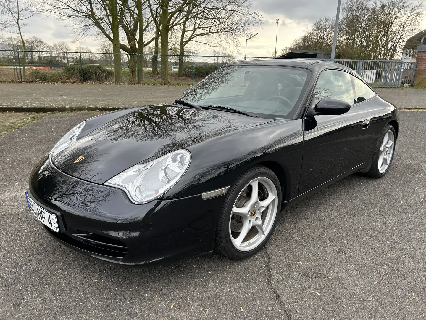 Porsche 996 911 Targa, deutsches Fahrzeug, TÜV neu etc. Černá - 1
