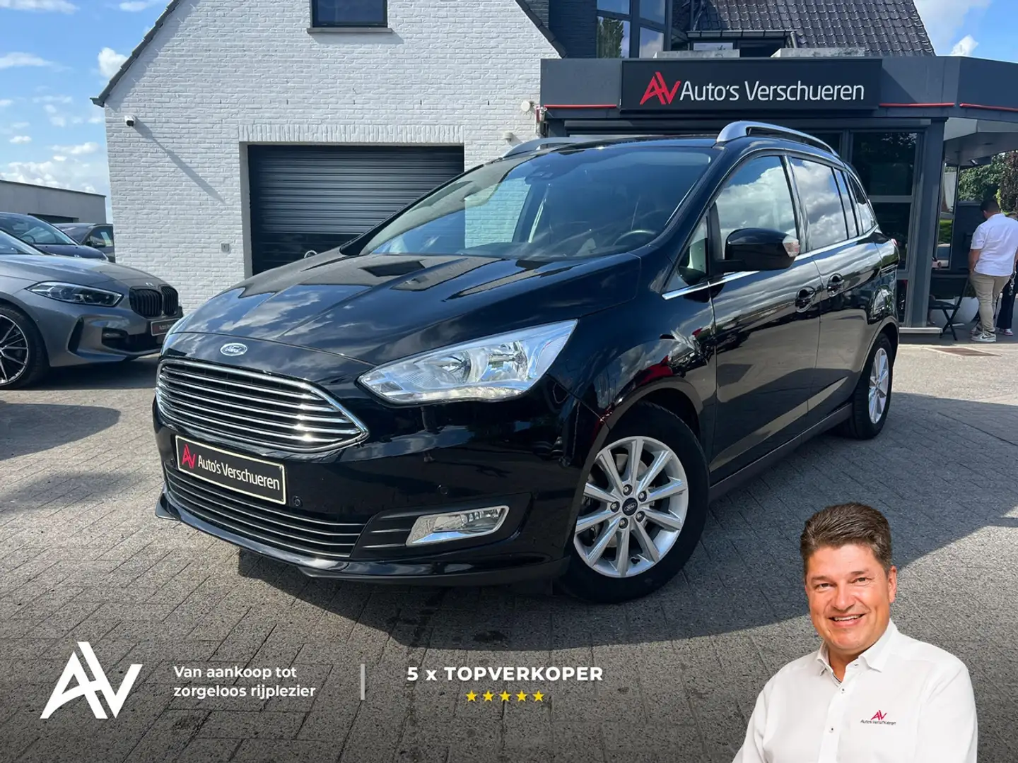 Ford Grand C-Max 1.5 TDCI 7pl. ** Winterpack | Camera | Navi Чорний - 1