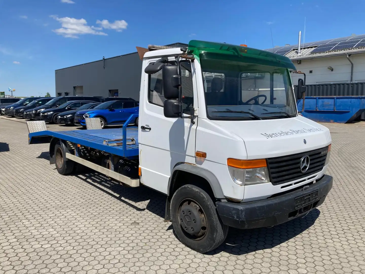 Mercedes-Benz Vario 815 D Abschleppplateau+Rampen+Seilwinde Blanc - 2
