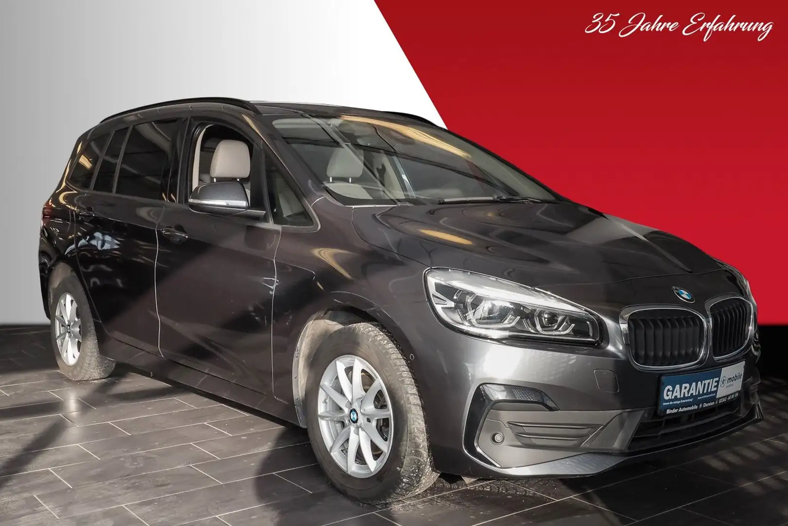 BMW 216 d Gran Tourer Advantage*VOLLE GARANTIE*TOP* Grau - 2