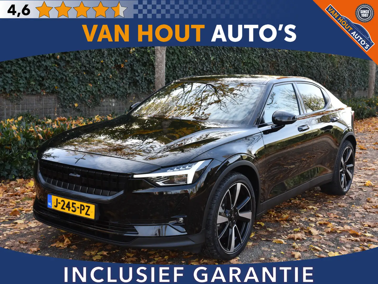 Polestar 2 Long Range Dual Motor Launch Edition 78kWh | SOH 9 Noir - 1