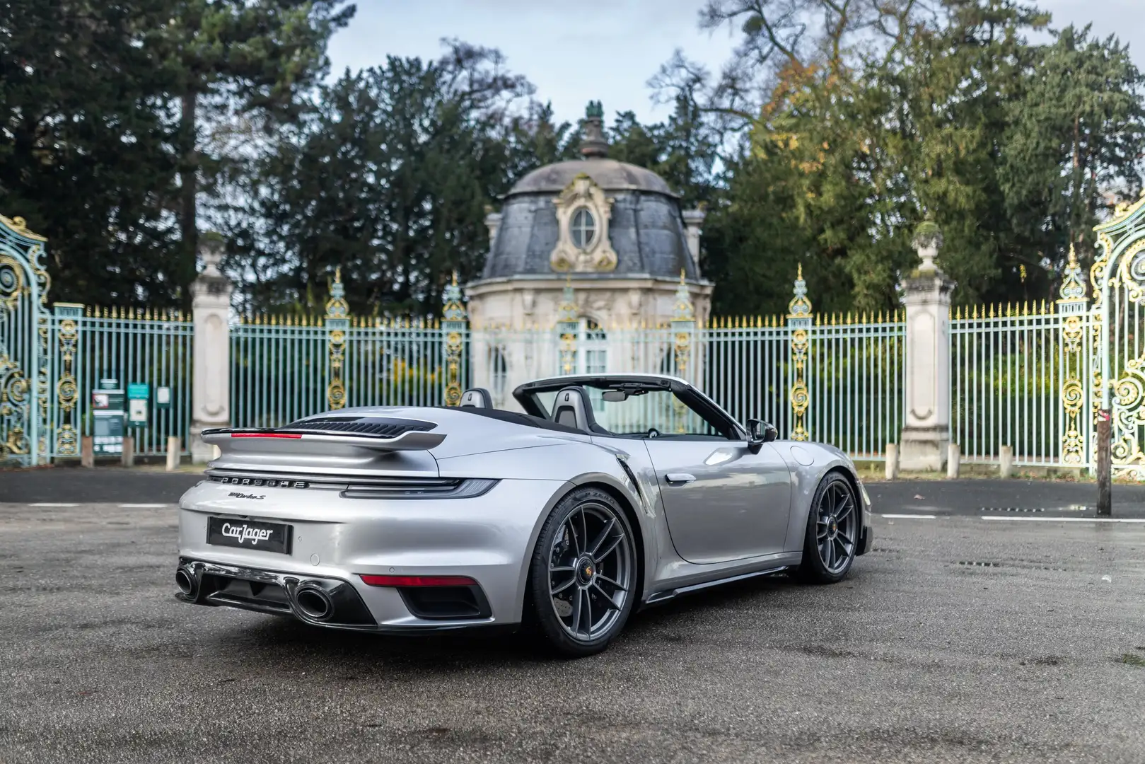 Porsche 911 992 Turbo S Cabriolet 650 AERO PACKET Argent - 1