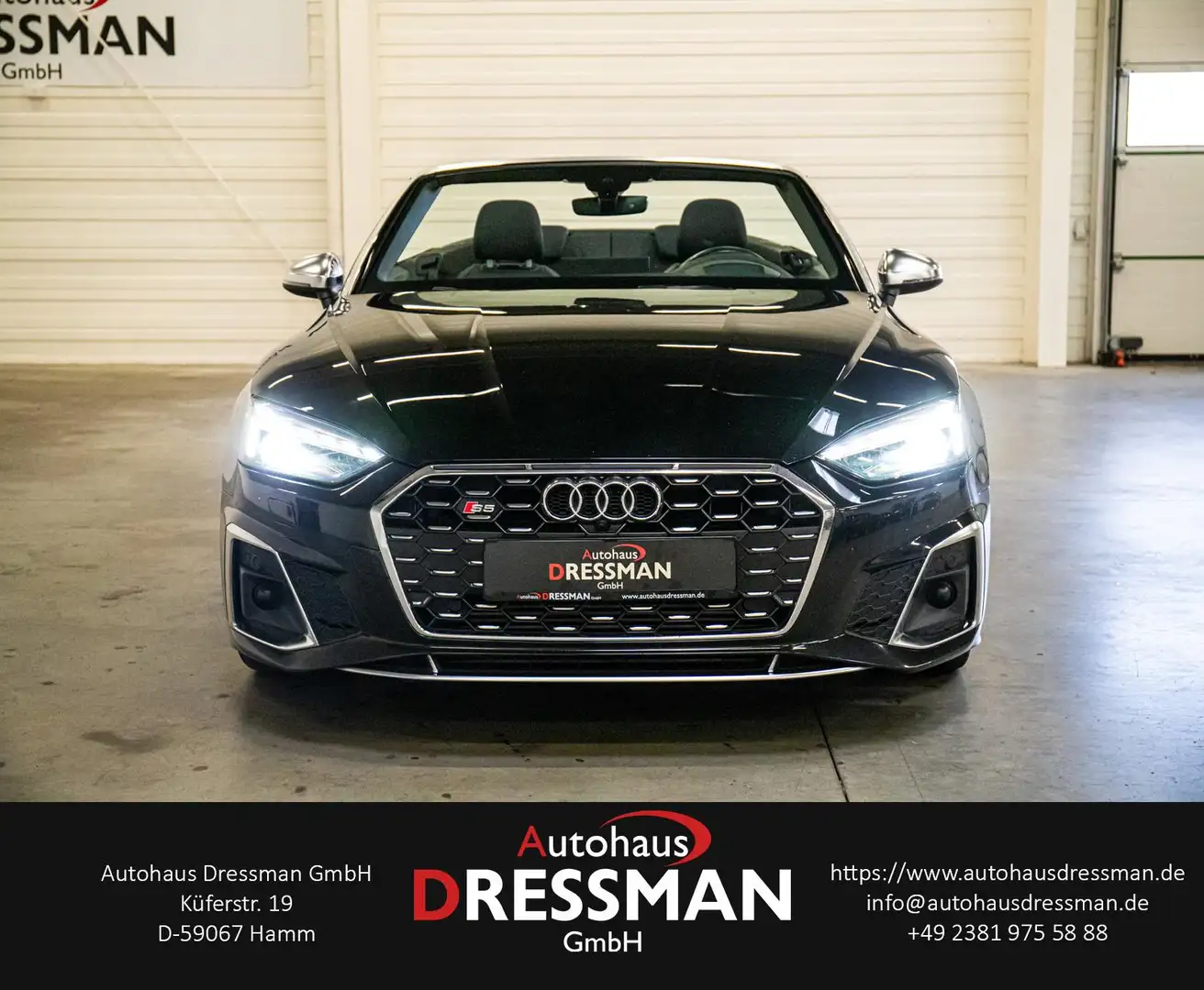 Audi Cabriolet S5 Cabriolet 3.0 TFSI Quattro MATRIX HuD ACC AHK Schwarz - 2