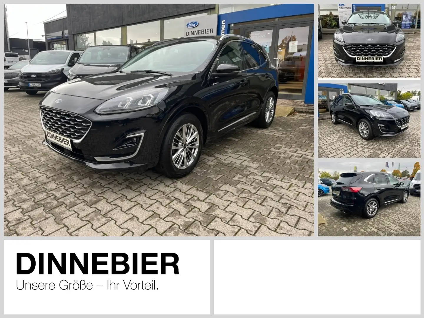 Ford Kuga Vignale AWD LED+Navi+Kamera+Winterpaket Noir - 1