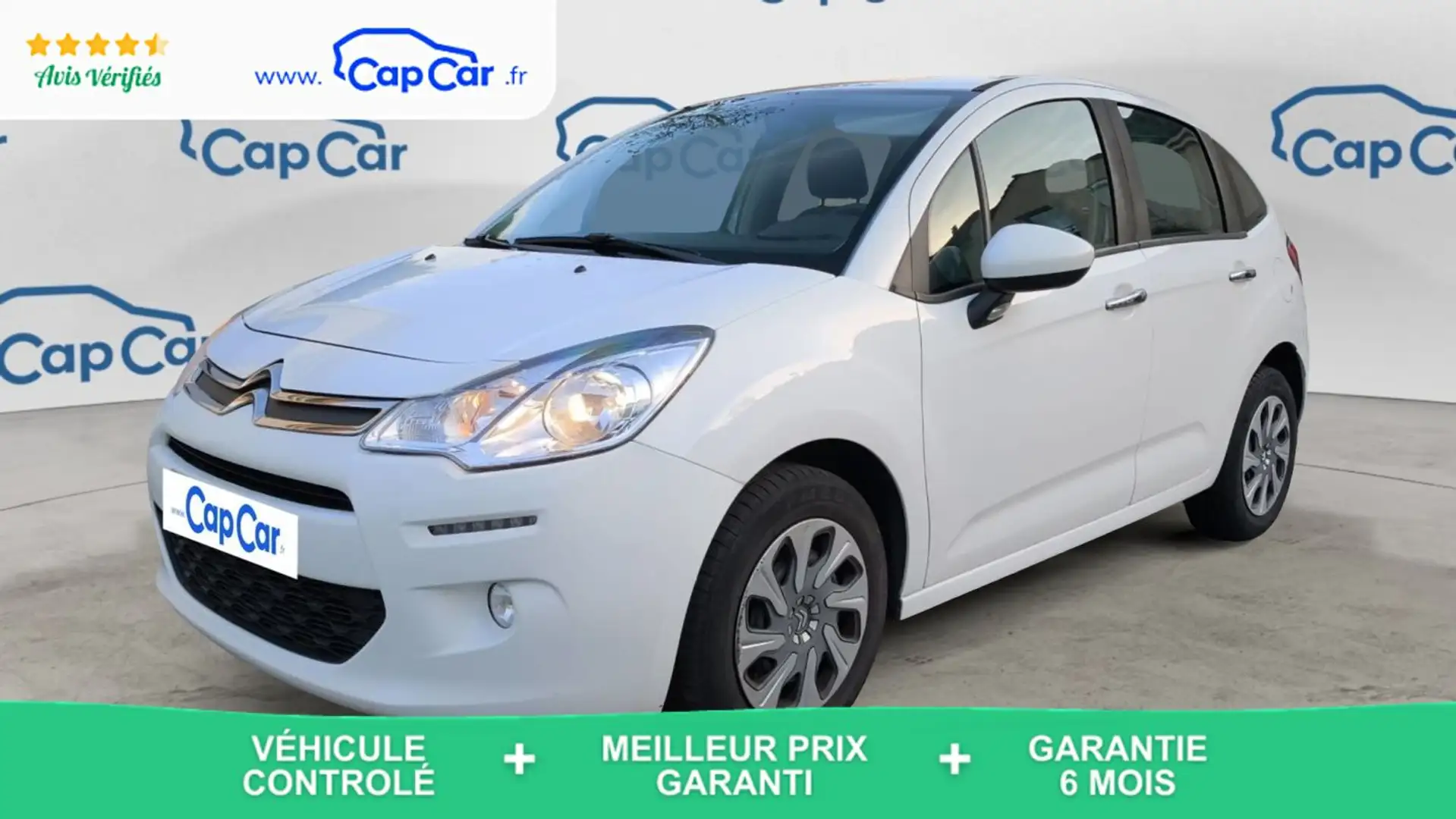 Citroen C3 1.2 PureTech 82 Exclusive Blanc - 1