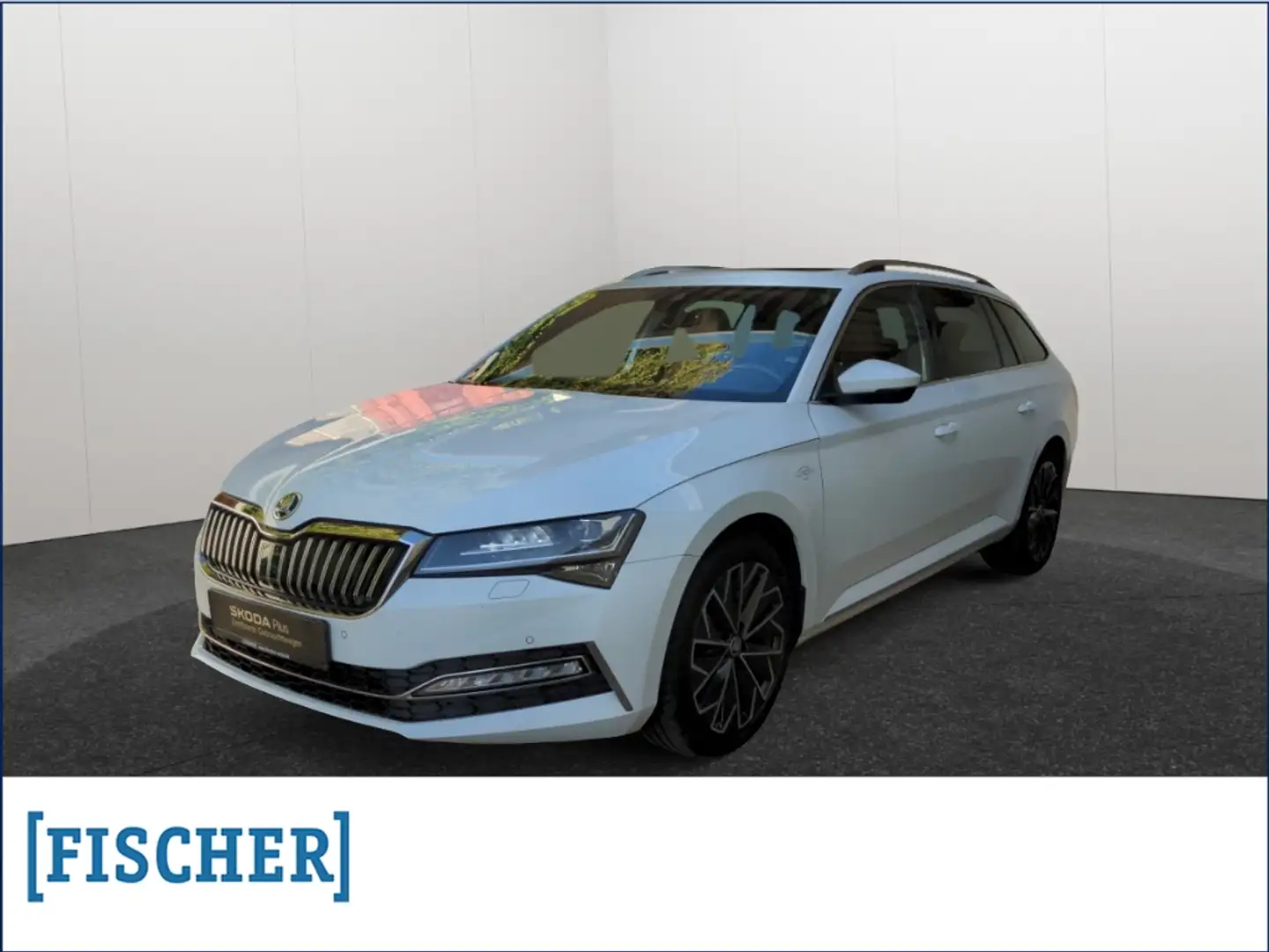 Skoda Superb Combi 2.0TDI DSG L&K Matrix Navi Rear View ACC SHZ Weiß - 1