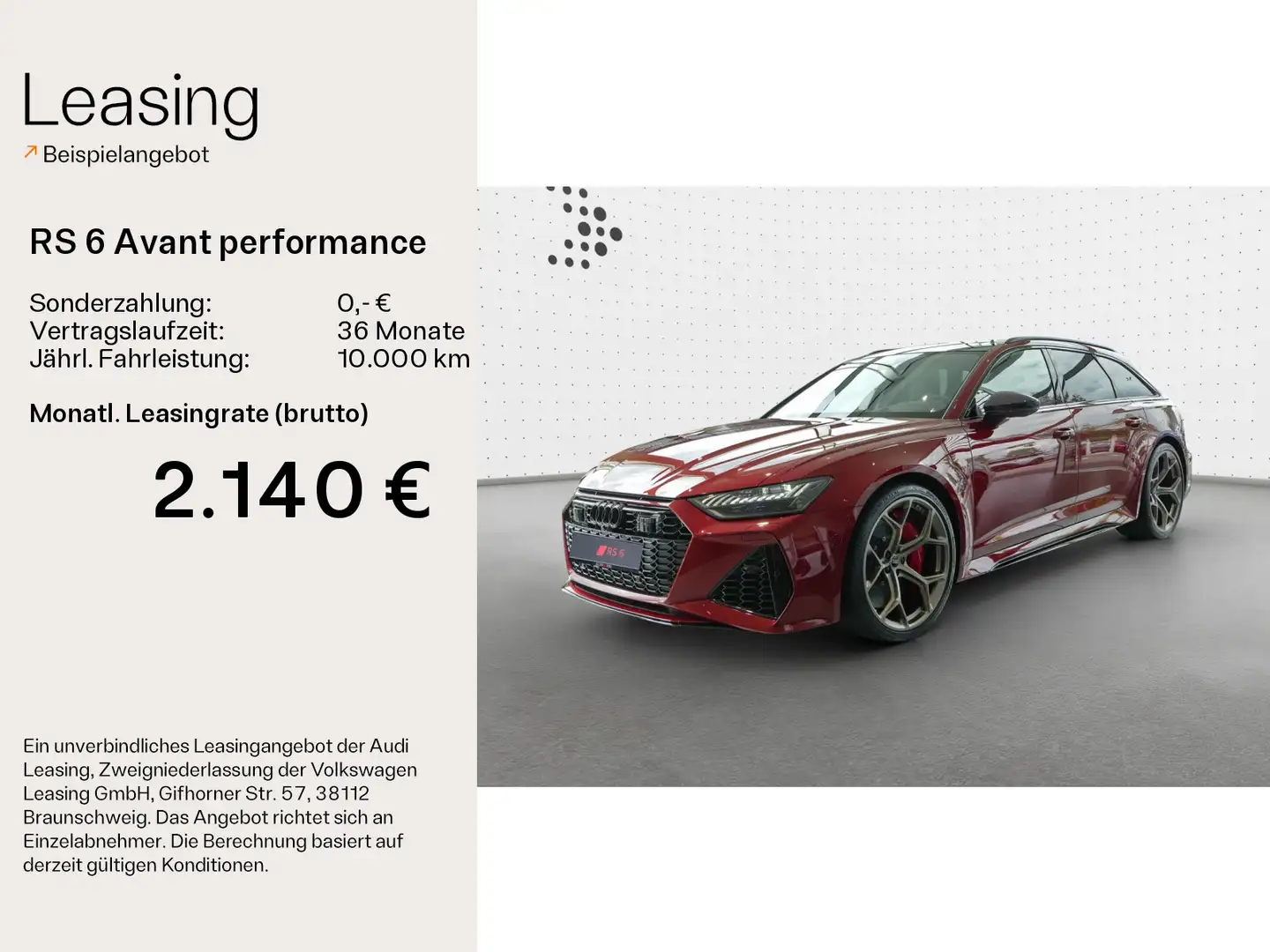 Audi RS6 B&O|RS+|MATRIX|PANO Rouge - 1