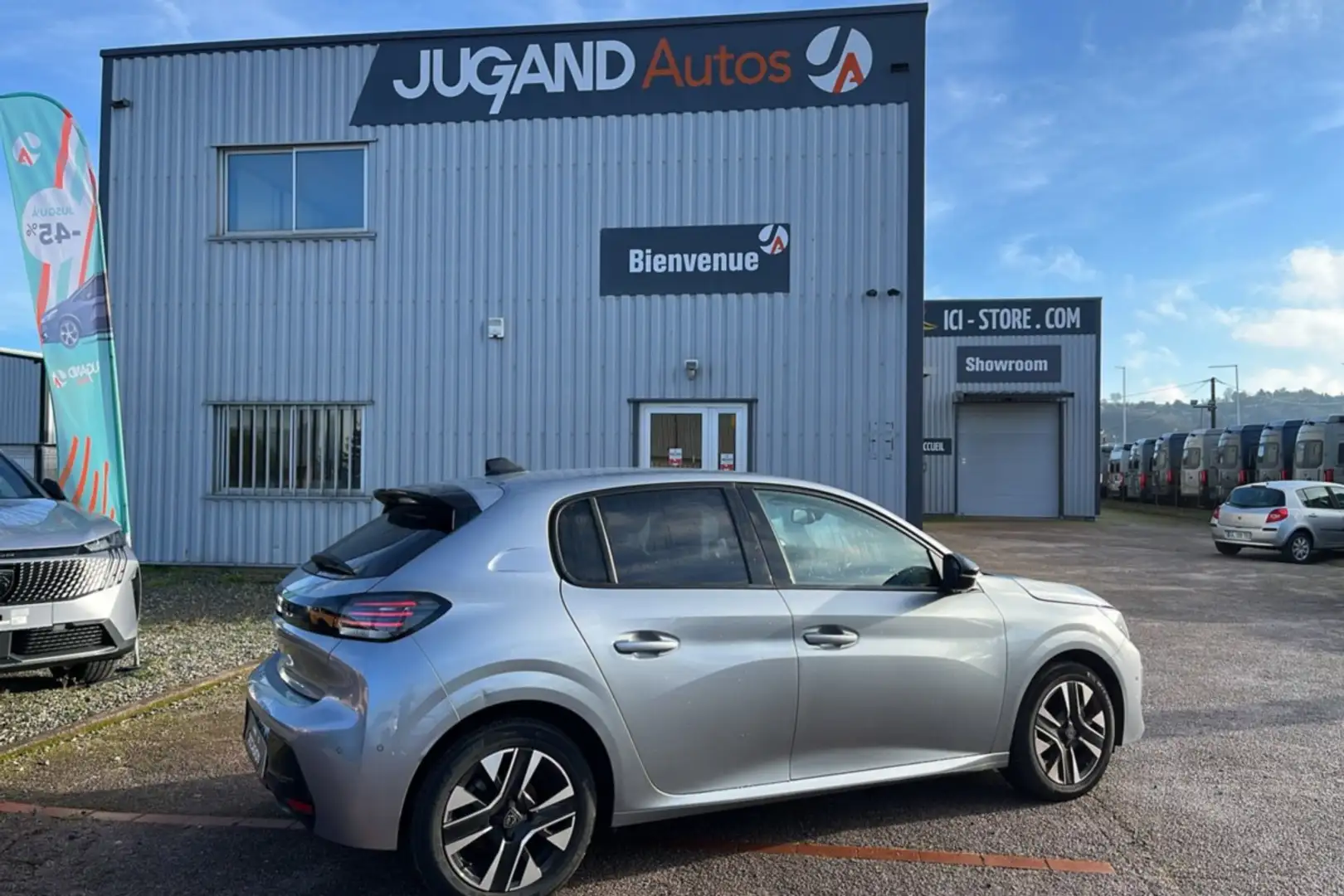 Peugeot 208 NOUVELLE 1.2 100 ALLURE CAM 36 Gris - 2