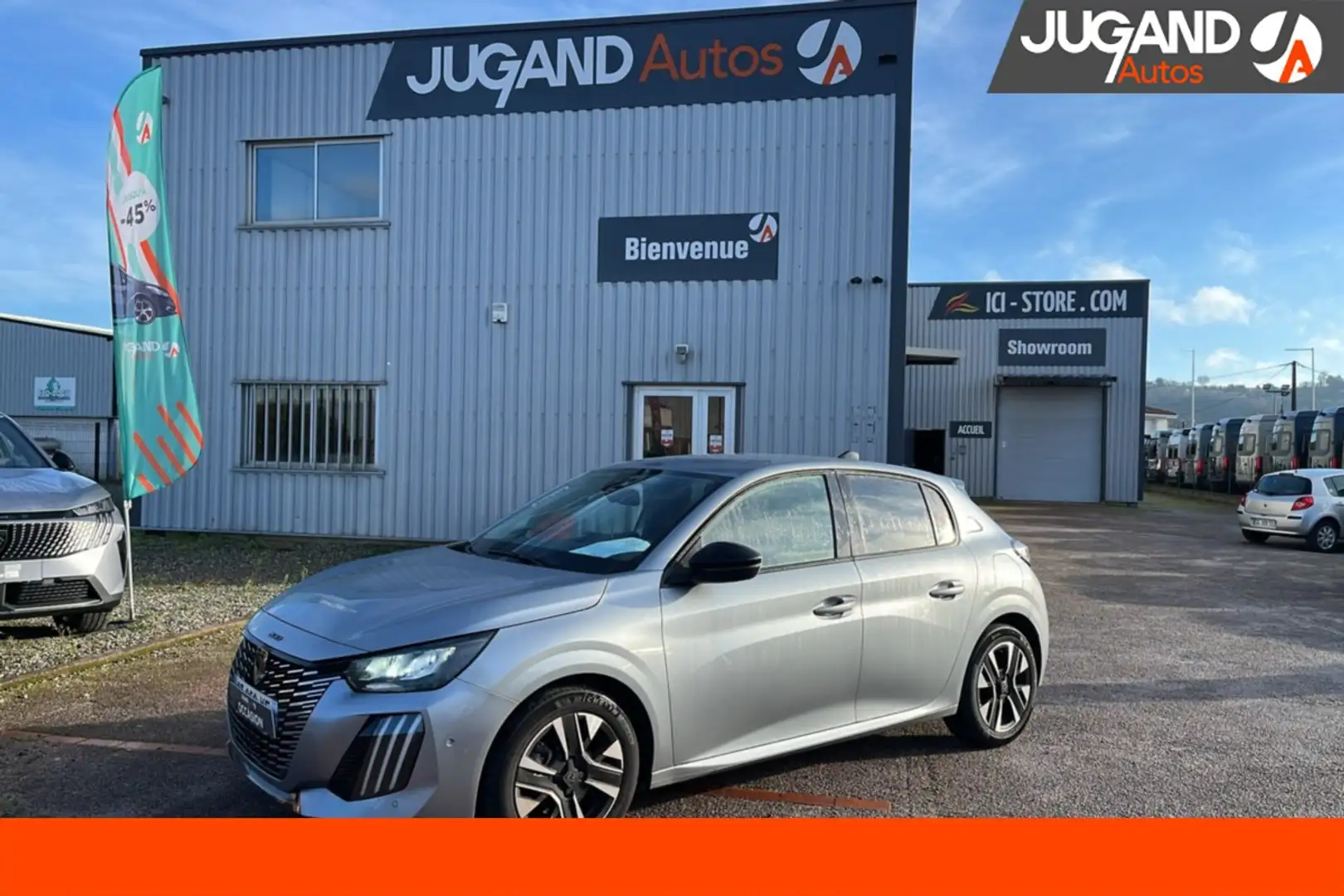 Peugeot 208 NOUVELLE 1.2 100 ALLURE CAM 36 Gris - 1