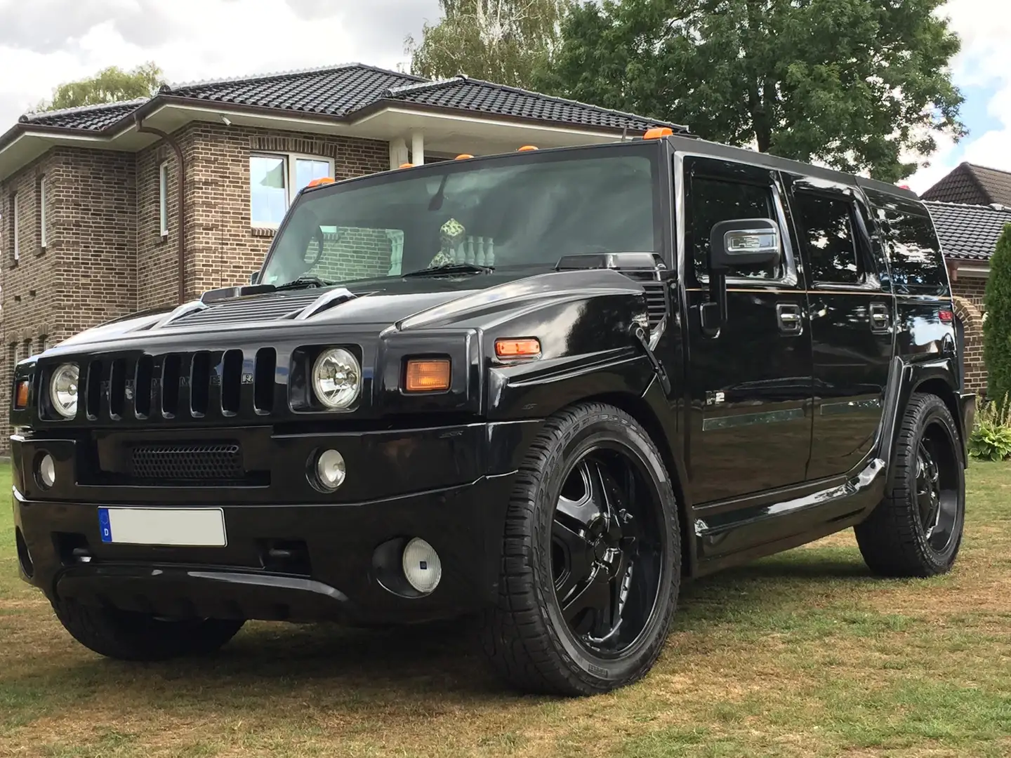 HUMMER H2 Black-Devil Spoiler-Paket 24-Zoll-Alufelge Autogas Чорний - 2