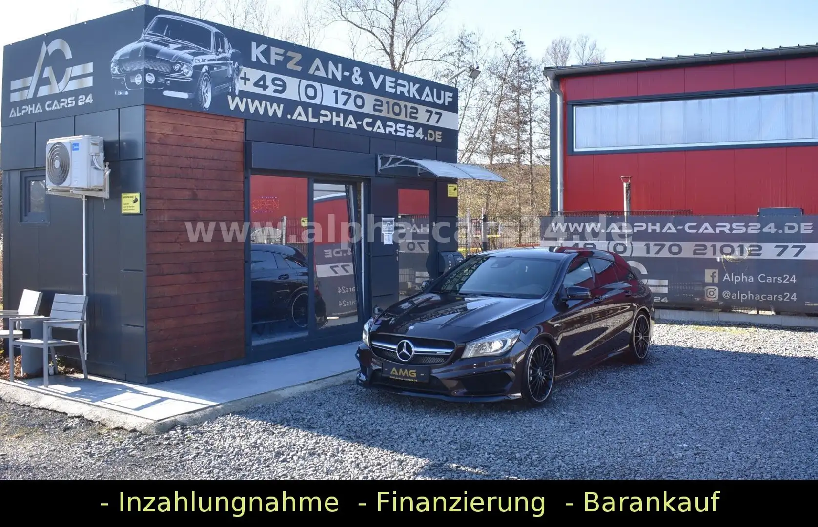 Mercedes-Benz CLA 45 AMG CLA45 AMG Shooting B 4Matic Exclusiv Paket 381PS Marrón - 2