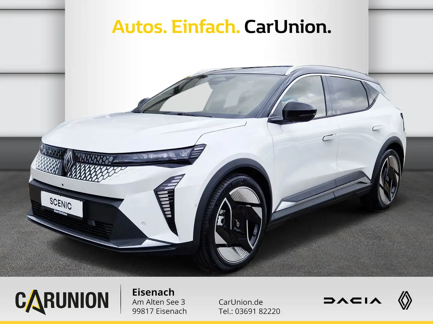Renault Scenic E-Tech 100% elektrisch Iconic Long Range Weiß - 1
