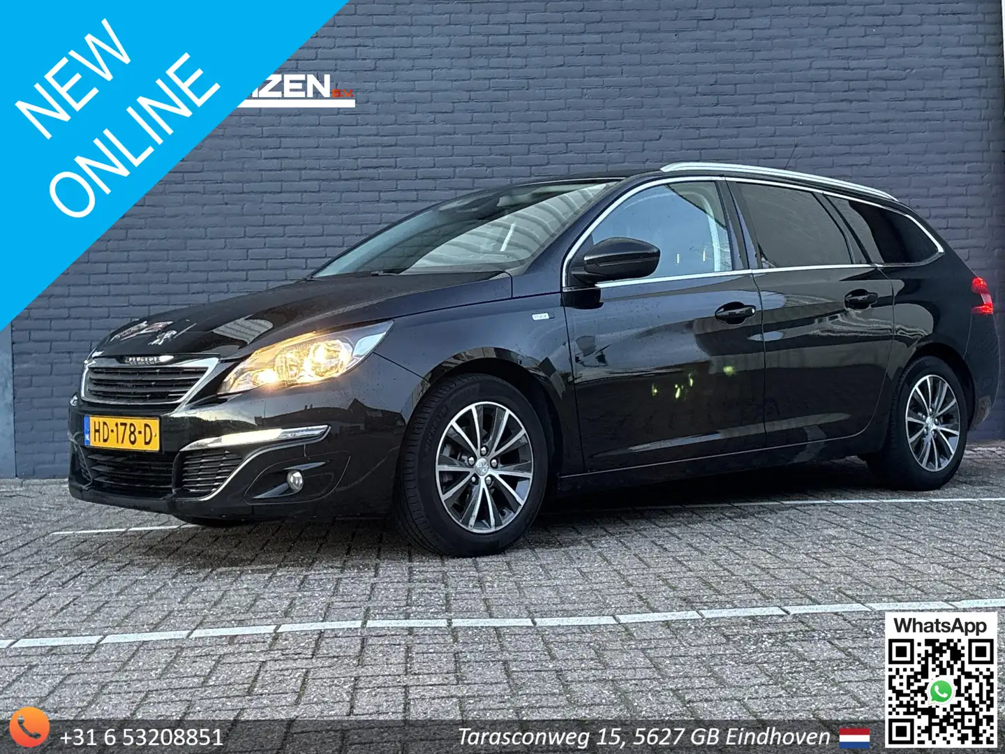 Peugeot 308 SW 1.2 PureTech Style | Climate | Cruise | Navi | Zwart - 1