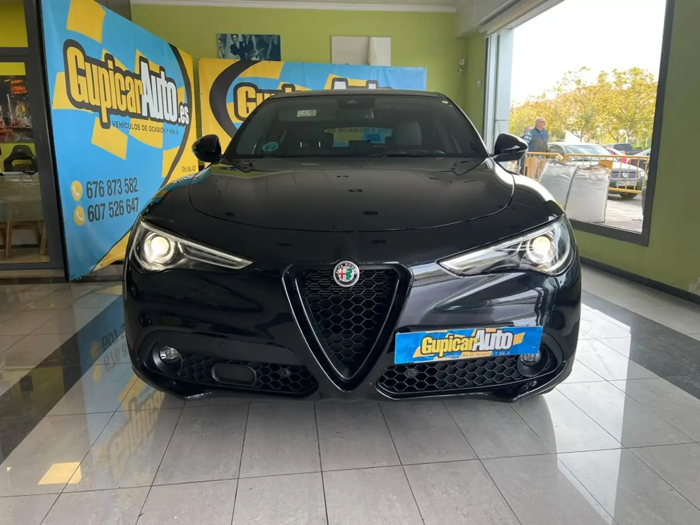 Alfa Romeo Stelvio 2.2 Sprint + Q4 190 Aut. Negro - 2
