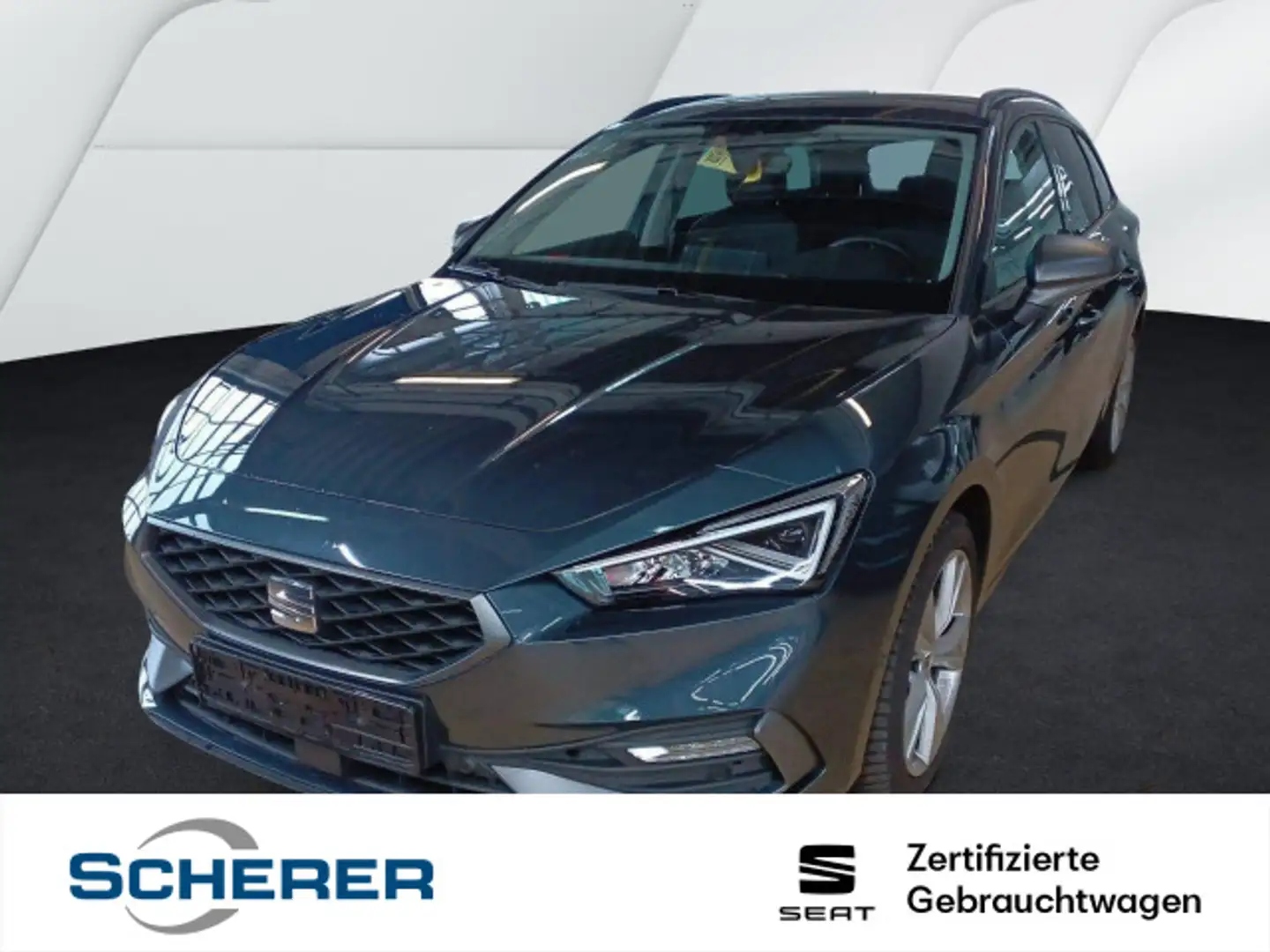 SEAT Leon Sportstourer 2.0 TDI FR Navi, RFK, AHK, Tra Grau - 1
