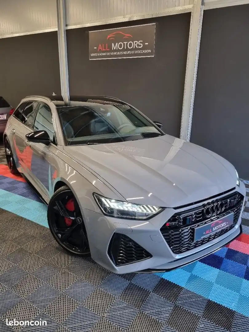 Audi RS6 avant v8 tfsi 600ch quattro gris nardo garantie co Gris - 1