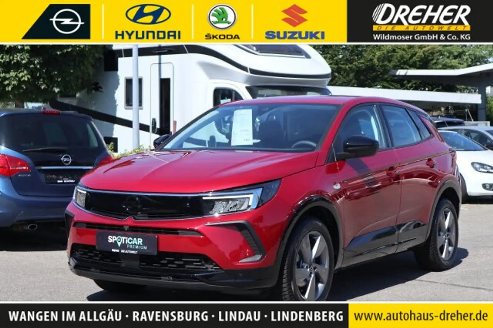 Opel Grandland Grandland GS Line Plus/NAVI/RÜ-KAM/PDC/wenig km Rouge - 1
