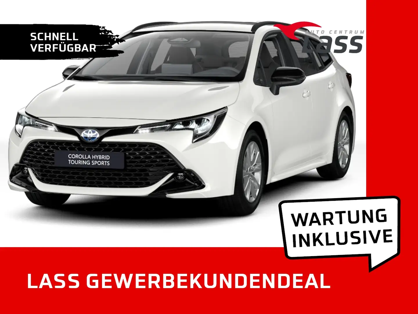Toyota Corolla TS Business +Gewerbe+Wartung **Sofort** Blanco - 1