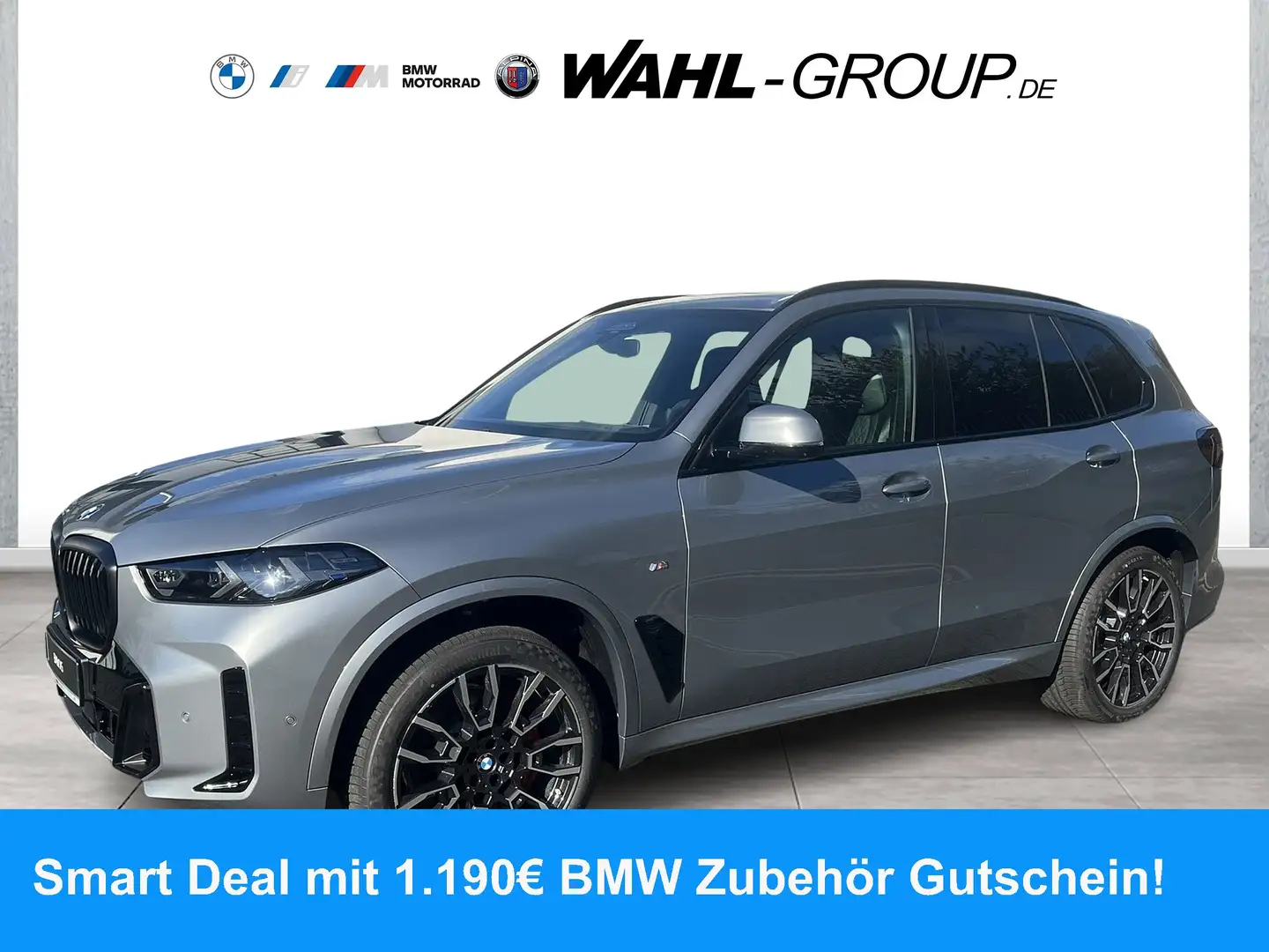 BMW X5 xDrive30d M Sport Pro Panorama AHK Standhzg Harman Grau - 1