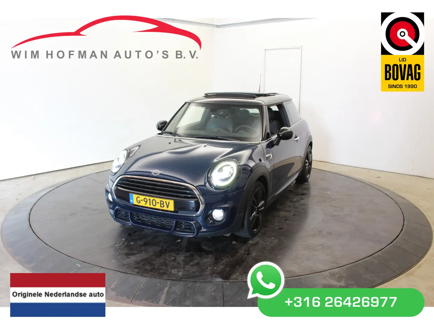MINI John Cooper Works Mini 1.5 JCW Pack Vol leder Panodak Park Sensor le Blauw - 1