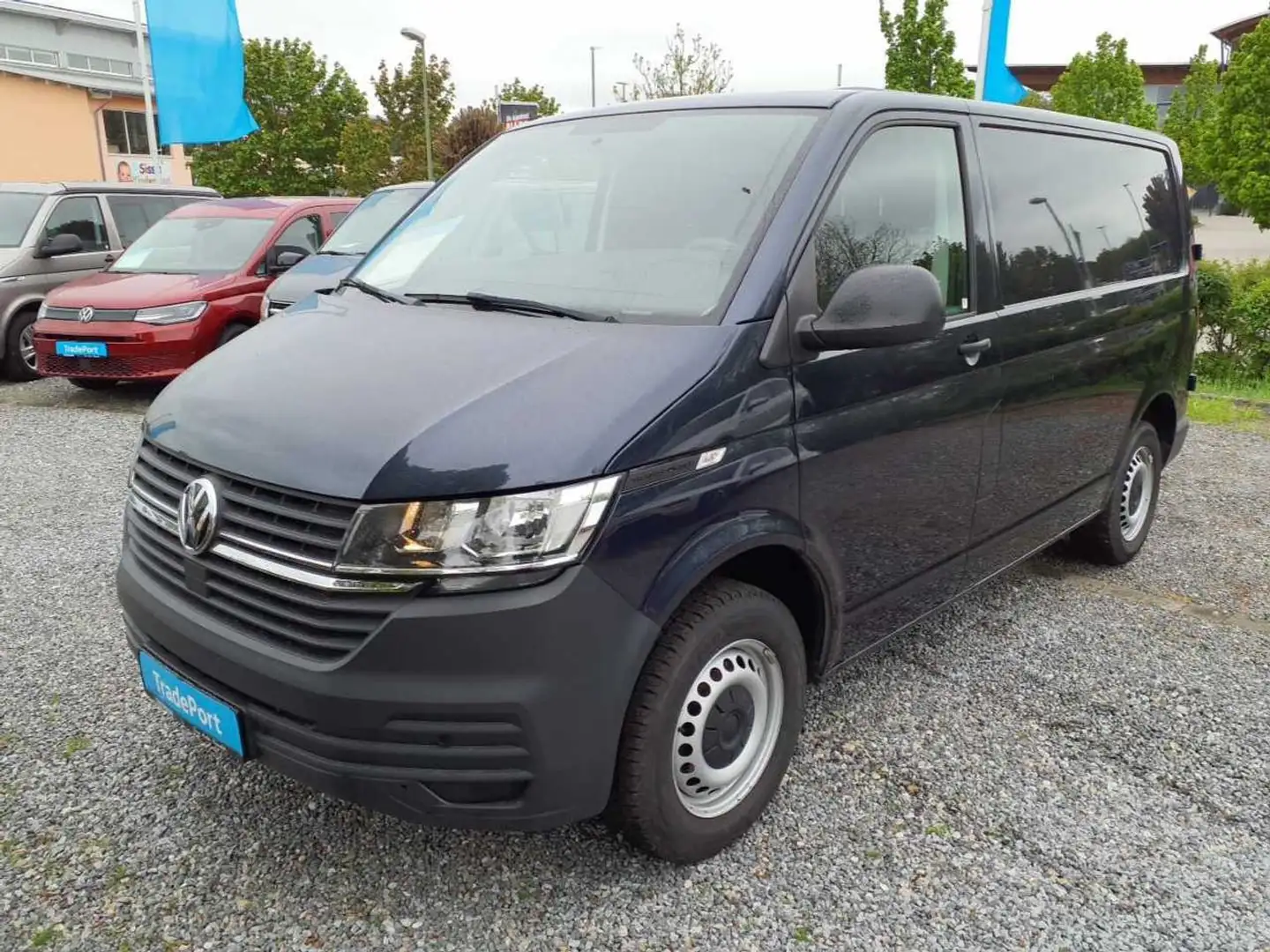 Volkswagen T6.1 Transporter Kasten 2.0TDI 110PS PDC.HECKFLÜGELTÜREN Blau - 2