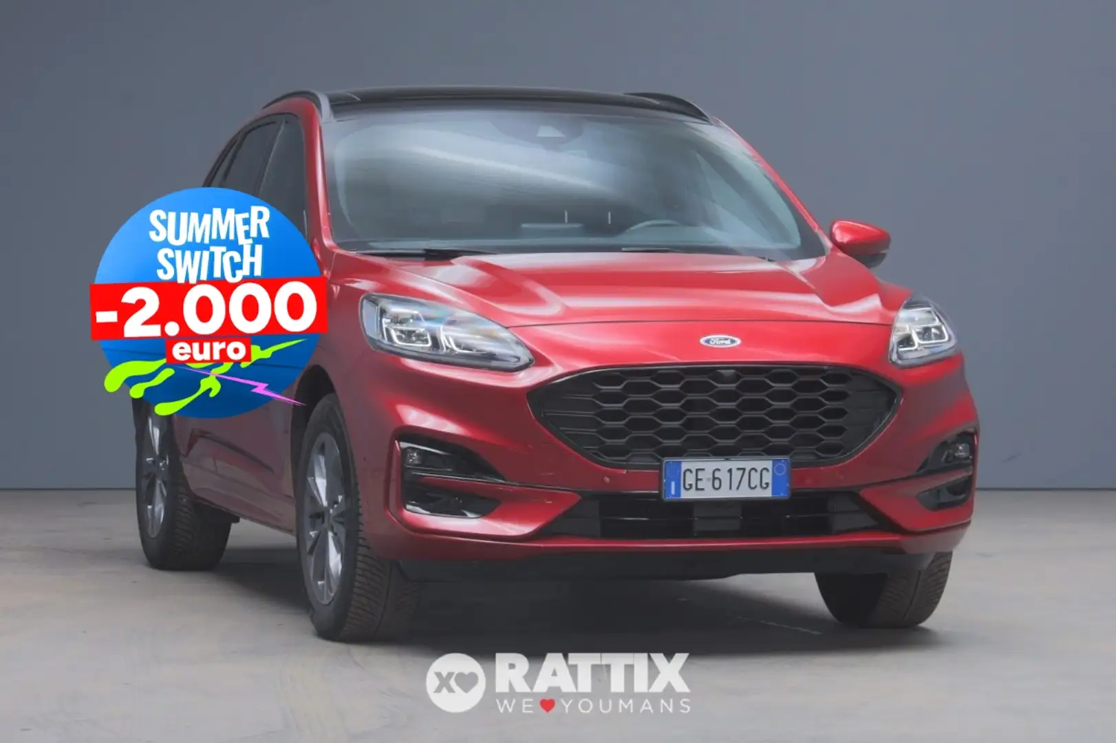 Ford Kuga 2.5 Phev 225cv ST-Line X e-Shifter + tetto apribi Rouge - 1