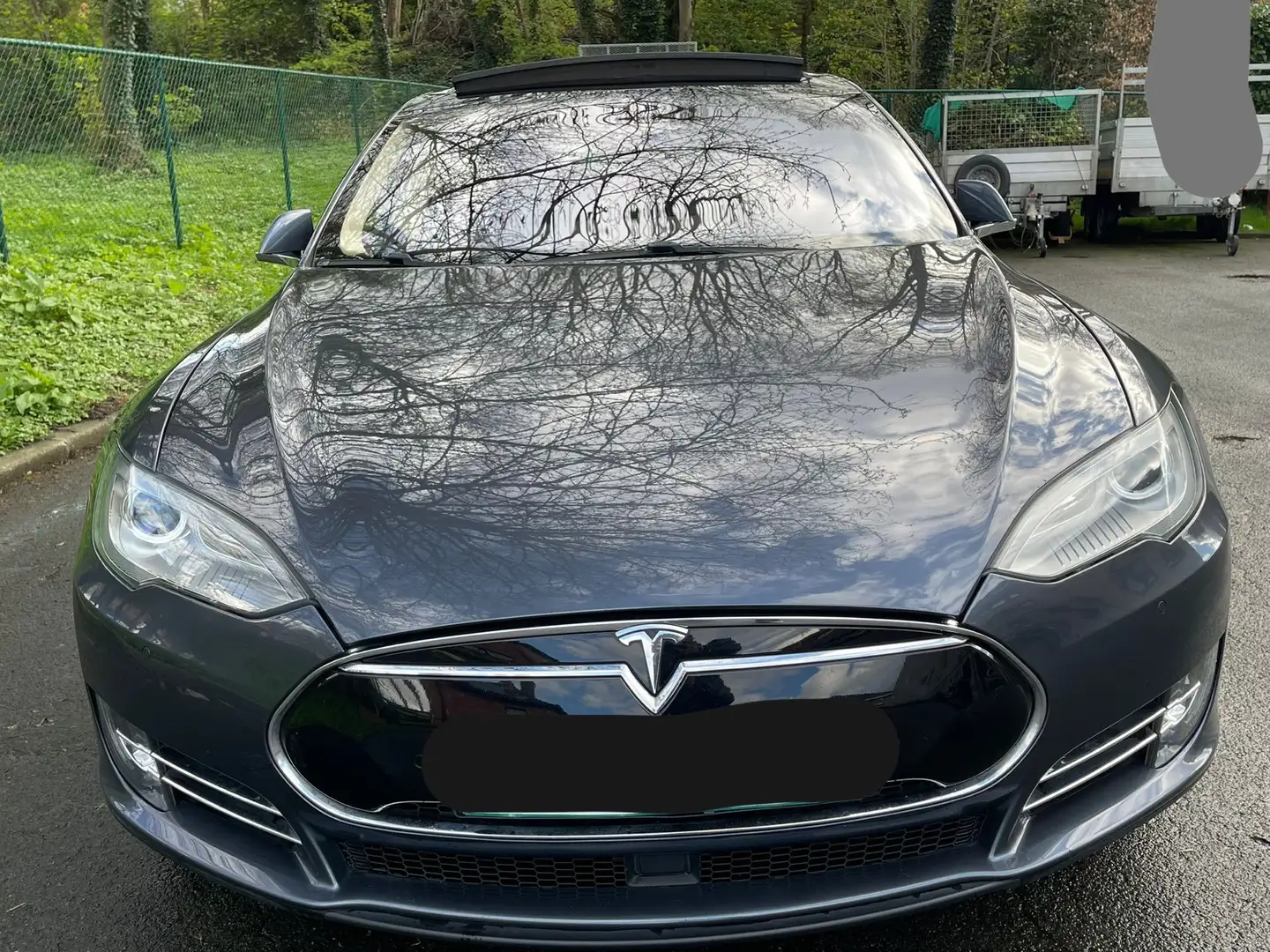 Tesla Model S 60 kWh S85P full supercharge gratuite Gris - 2
