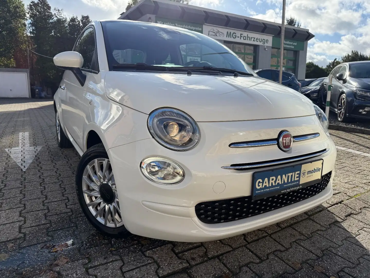 Fiat 500 1-HAND TEMPOMAT NAVI PDC Weiß - 1