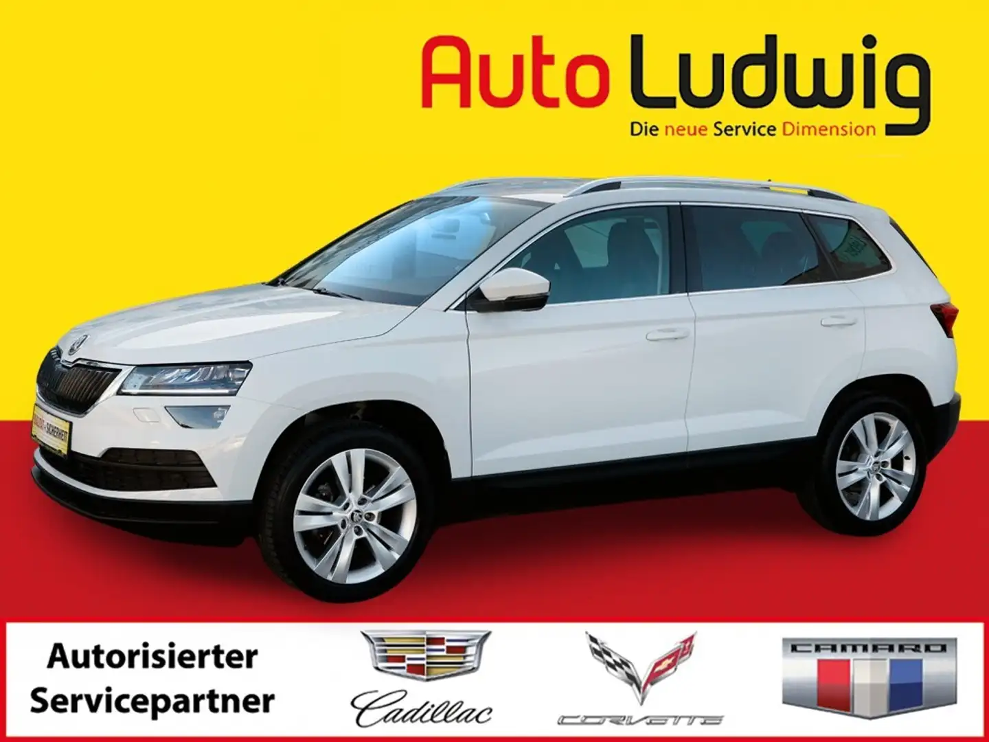 Skoda Karoq 1,0 TSI Style*VIRTUAL*NAVI*LED*R-CAM*AHK*PDC*TE... Weiß - 1