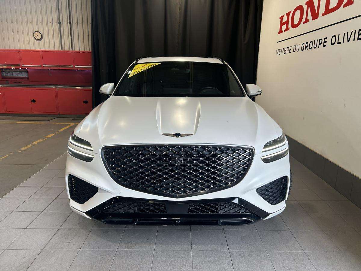 2023 Genesis GV70 3.5T Sport Plus Blanc mat Awd Navigation Audio sup — снимка 1