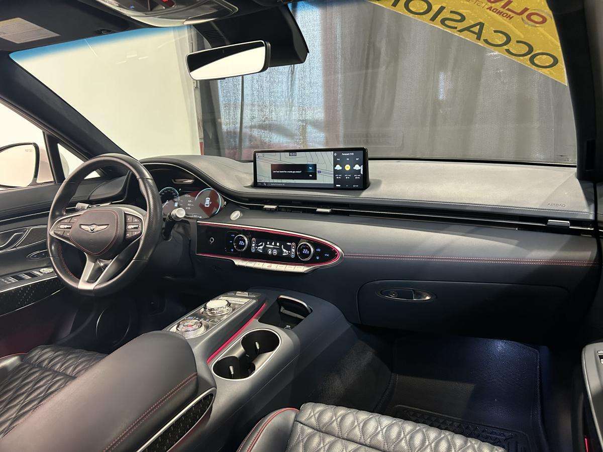 2023 Genesis GV70 3.5T Sport Plus Blanc mat Awd Navigation Audio sup — снимка 1