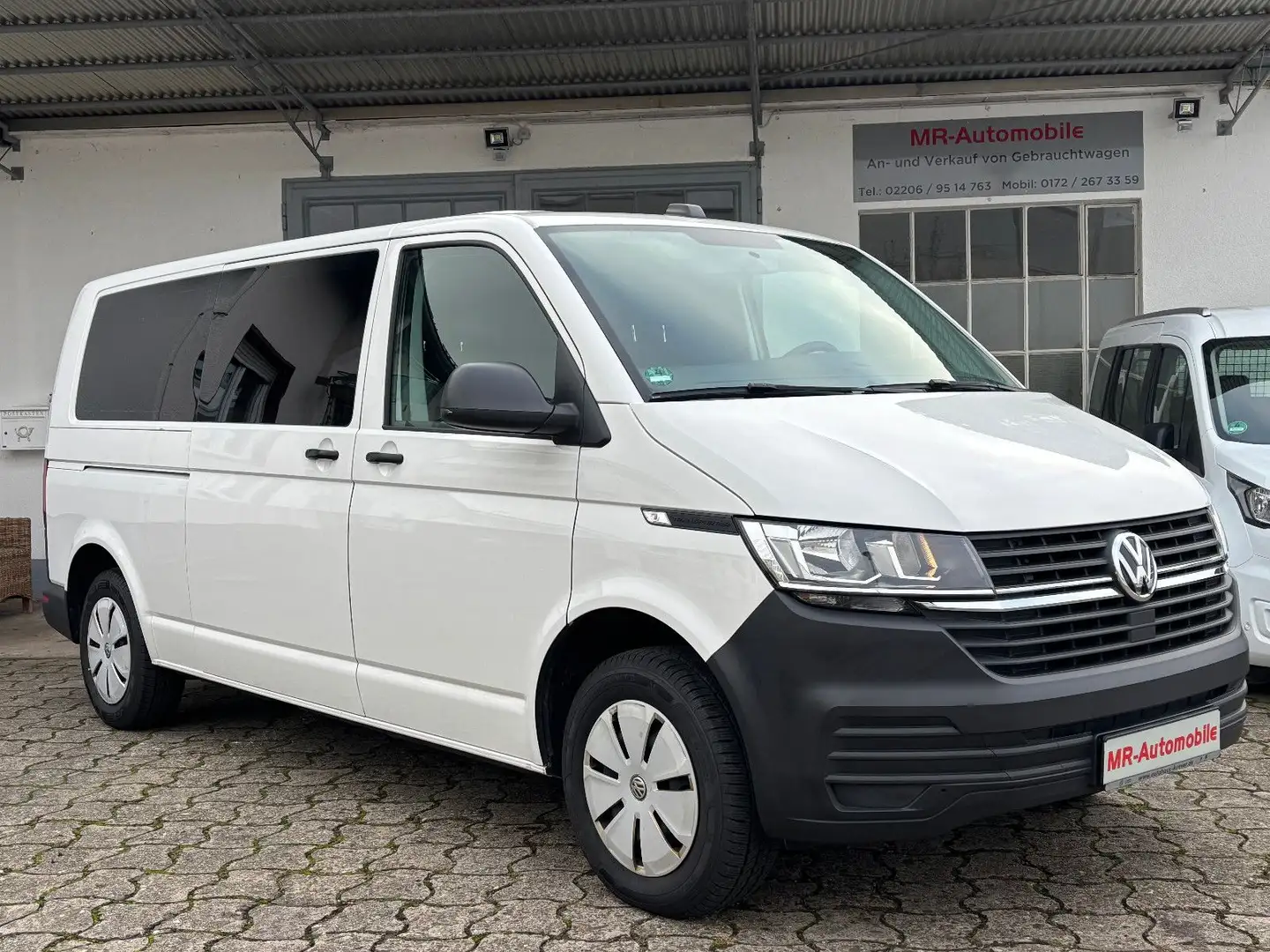Volkswagen T6 Transporter T6.1 Transporter LANG*Klima*SHZ*9.Sitzer*1.Hd* Weiß - 1