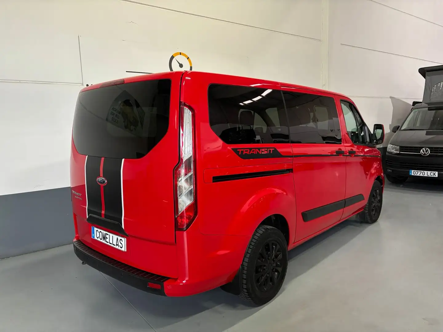 Ford Transit Custom FT 320 L2 Kombi Trend EcoBlue 130 Rot - 2