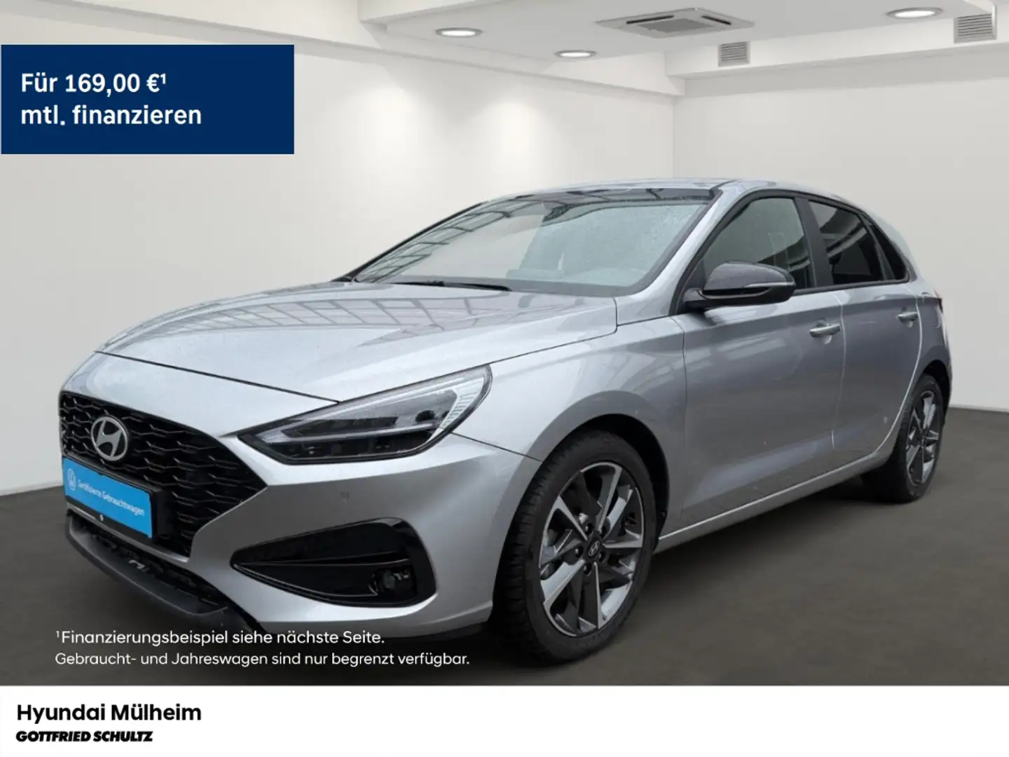 Hyundai i30 AUTOM. LED NAV KAMERA SHZ Advantage ALLSEASON Silber - 1