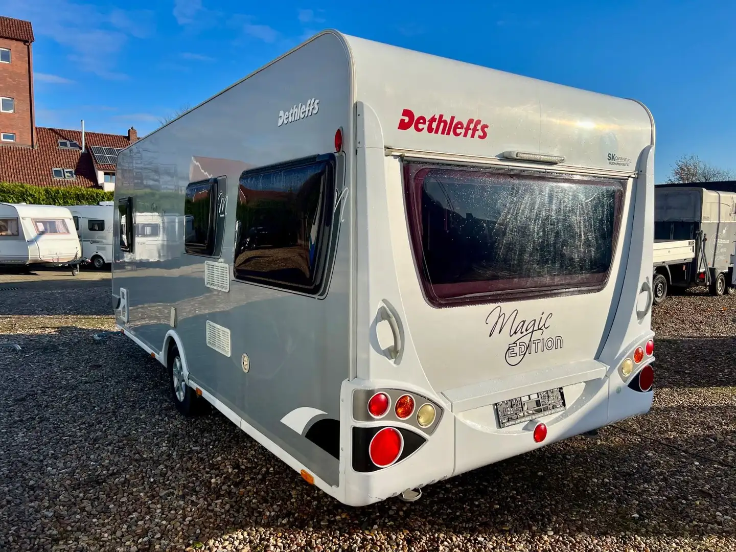 Dethleffs 505 DB MagicEdition Mover Festbett Vorzelt Dusch Weiß - 2