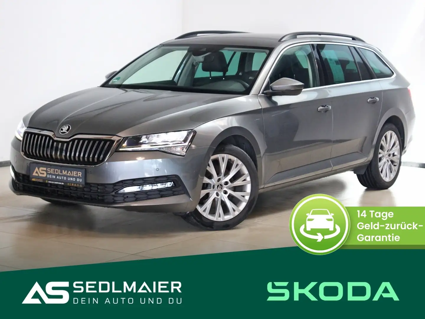Skoda Superb Combi 2.0 TDI Ambition AHK|ACC|Leder|NAVI Grau - 1