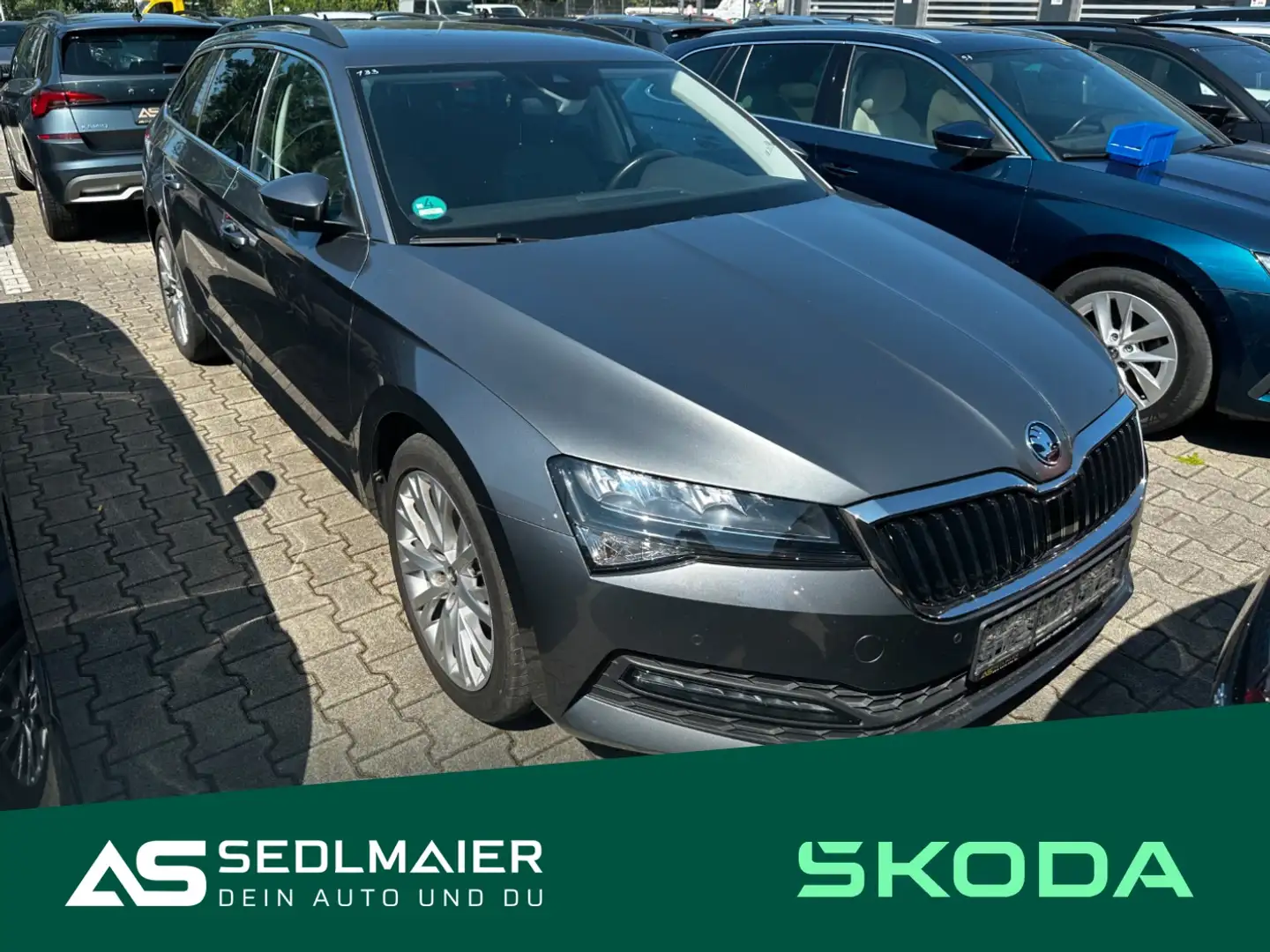 Skoda Superb Combi 2.0 TDI Ambition AHK|ACC|Leder|NAVI Gris - 2