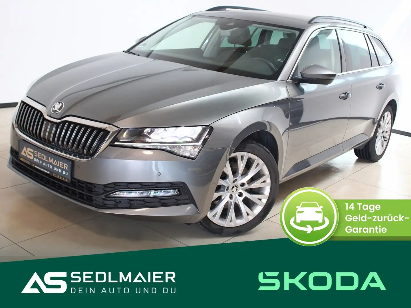 Skoda Superb Combi 2.0 TDI Ambition AHK|ACC|Leder|NAVI Grau - 1