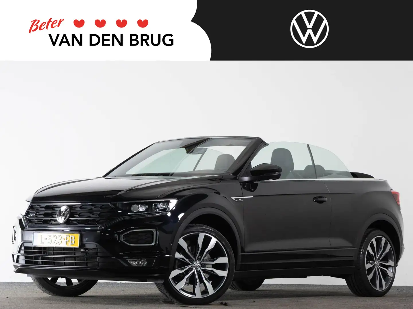 Volkswagen T-Roc Cabrio R-Line 1.5 TSI 150 PK DSG | LED | Navigatie Zwart - 1