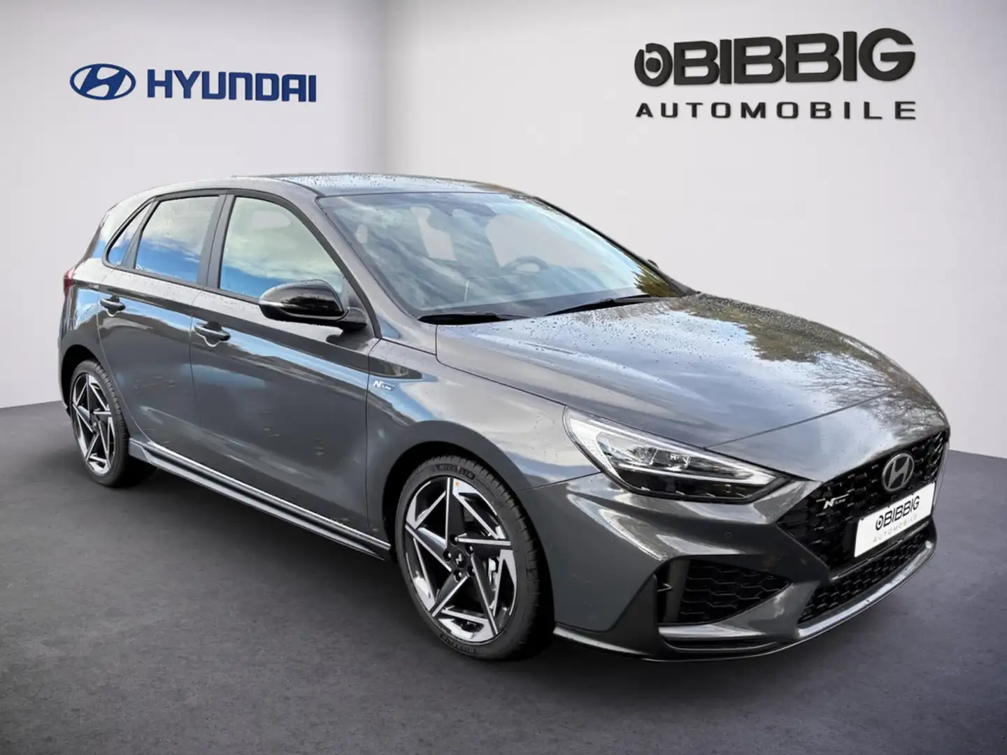 Hyundai i30 1.5T N-Line Mild-Hybrid KAMERA NAVI LED Gris - 2