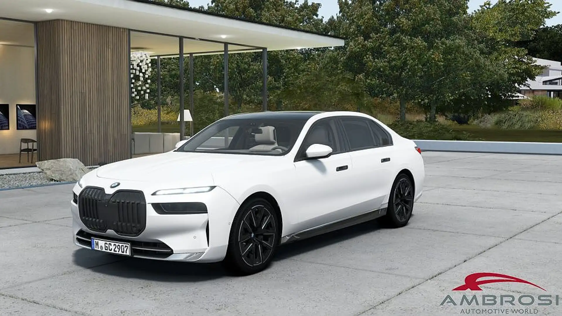 BMW 740 Berlina 740d xDrive 48V M Sport Blanc - 1