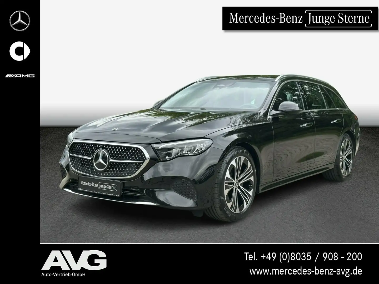 Mercedes-Benz E 200 E 200 T AVANTGARDE Pano DISTRONIC LED RFK DAB Schwarz - 1