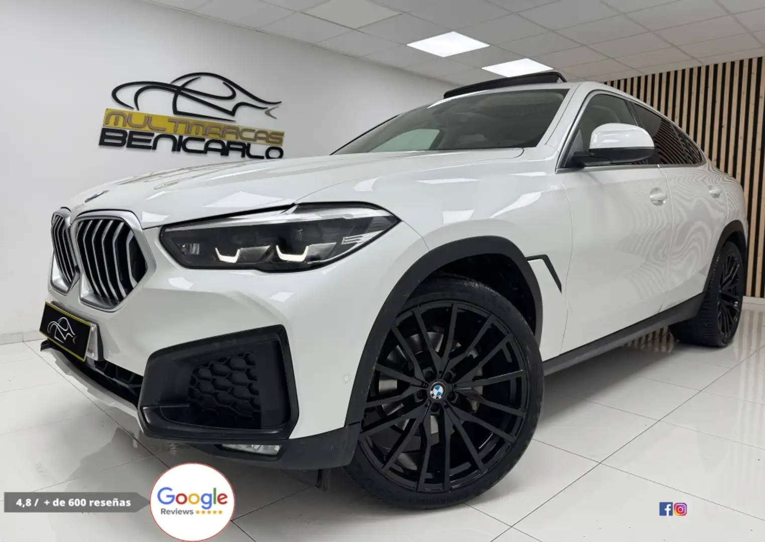 BMW X6 xDrive 30dA Wit - 1