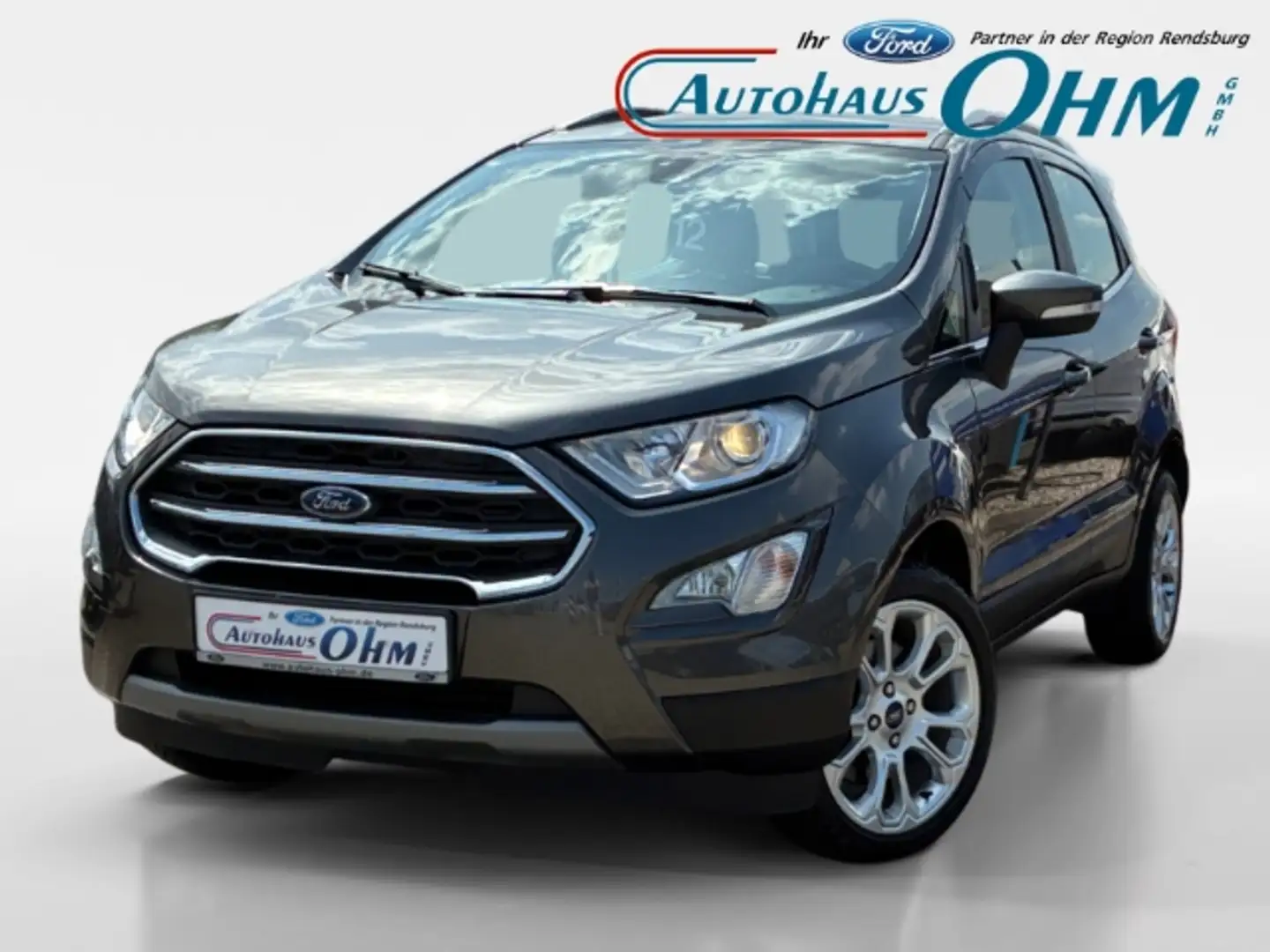 Ford EcoSport Titanium 1.0 EcoBoost - AUTOMATIK - AHK - NAV - Grijs - 1