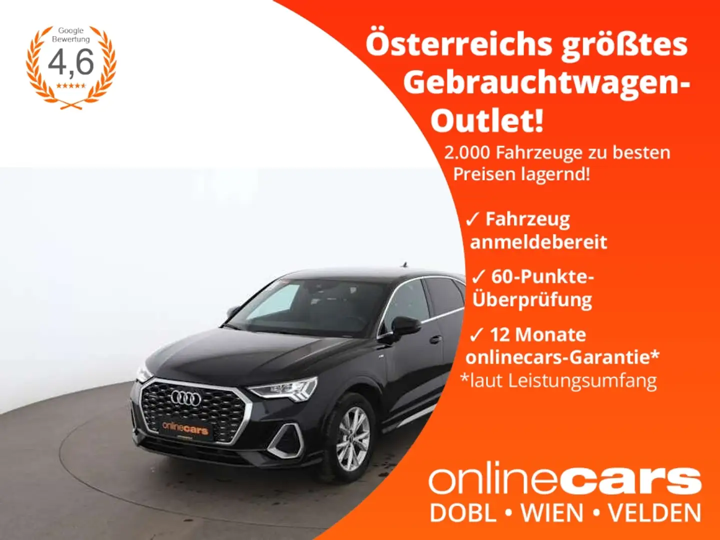 Audi Q3 SB 40 TDI quattro S-Line Aut LED NAVI LEDER Schwarz - 1