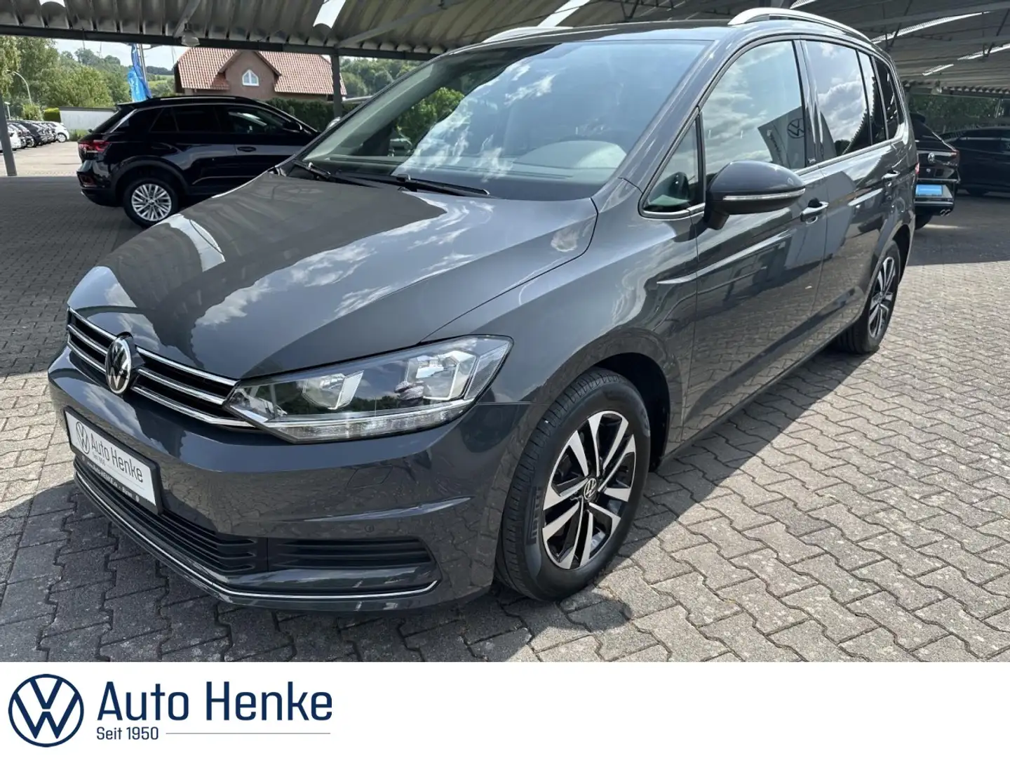 Volkswagen Touran 1.5 TSI OPF UNITED + NAVI + APP-CON Klima Navi Gris - 1
