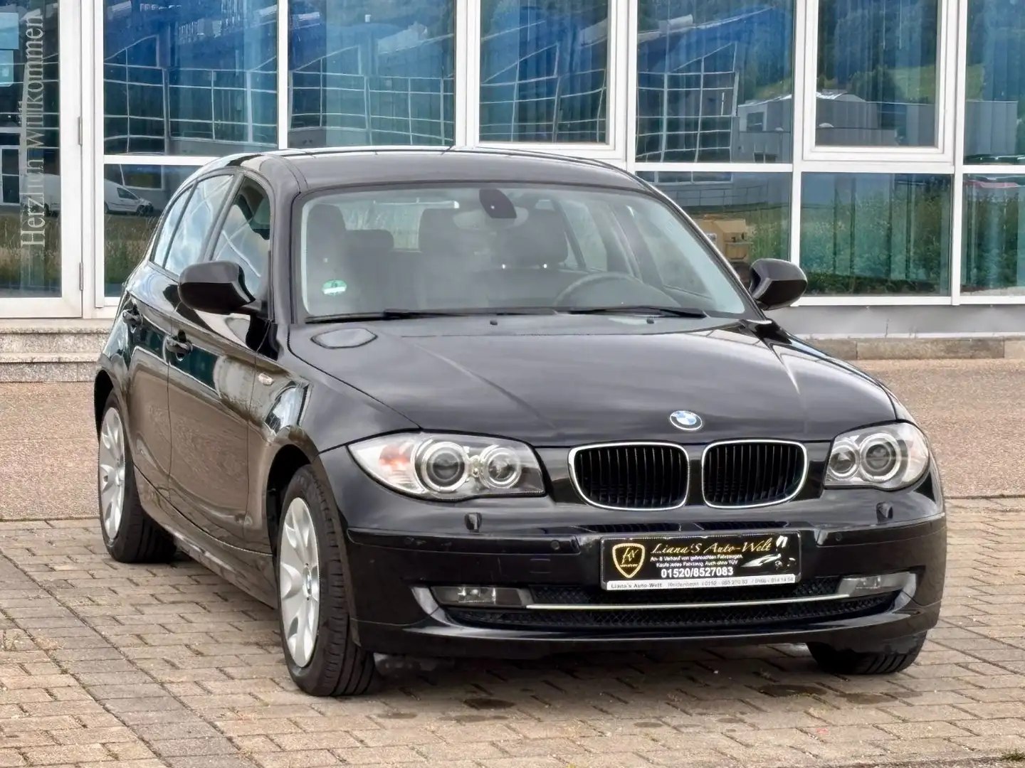 BMW 116 d Euro5 Leder Klima Xenon Tüv/Au 10.2026 Zwart - 1