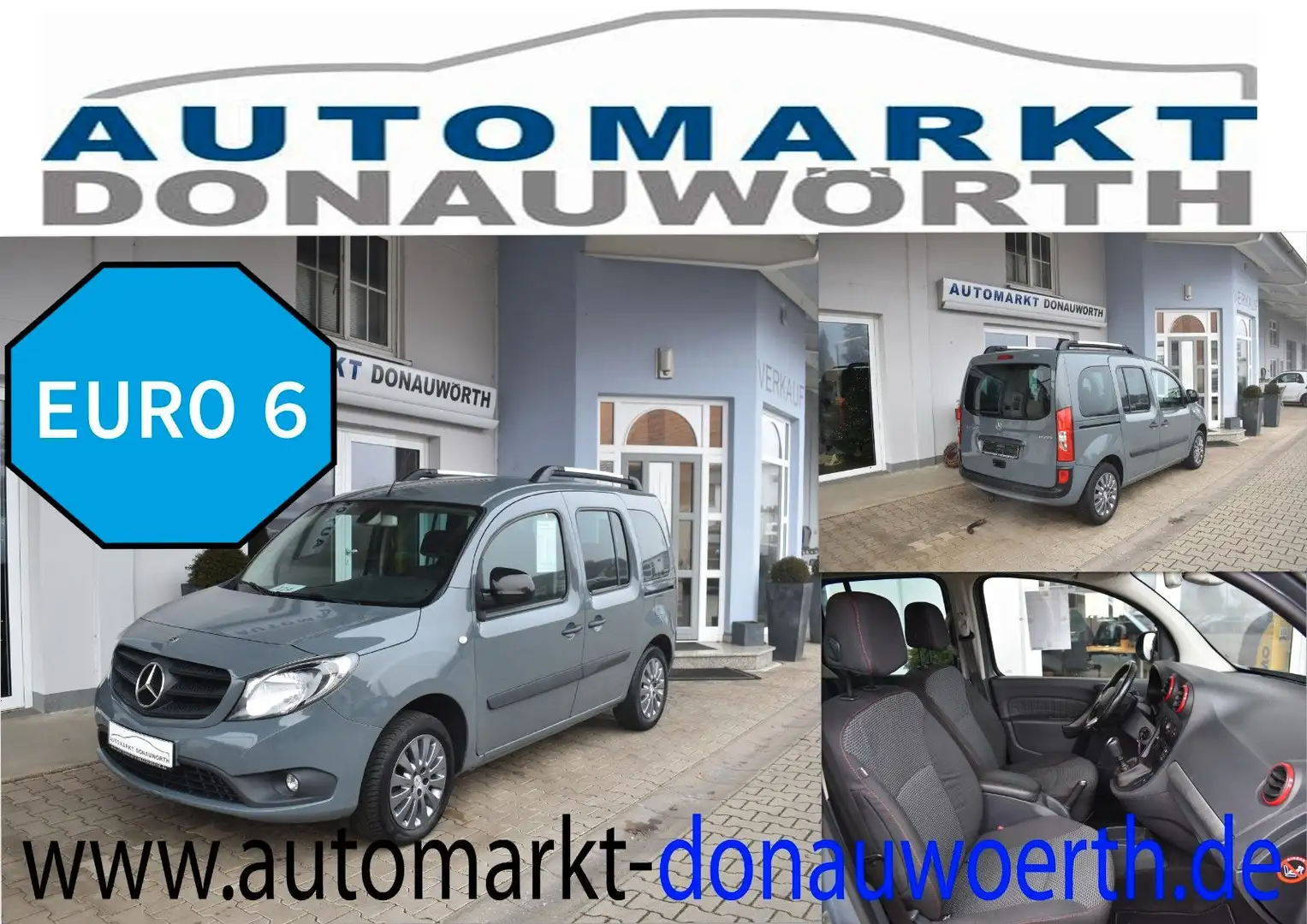 Mercedes-Benz Citan 111 CDI Tourer lang EDITION AHK Camping Gris - 1
