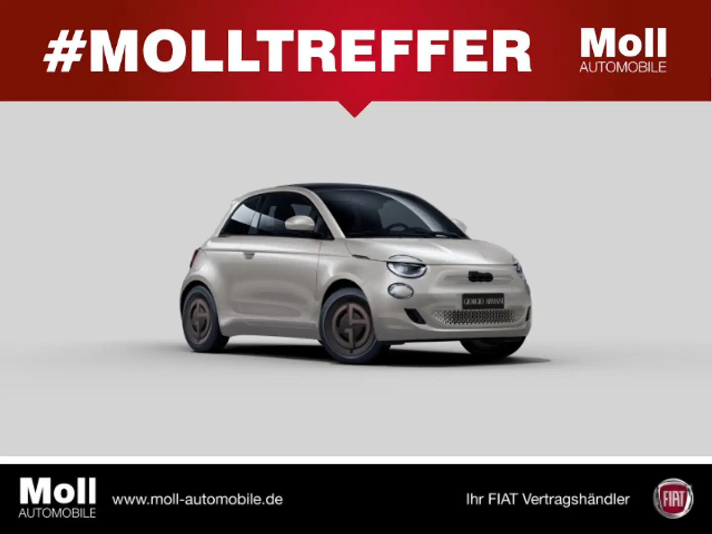 Fiat 500e 42 kWh GIORGIO ARMANI Collector's Edition Beige - 1