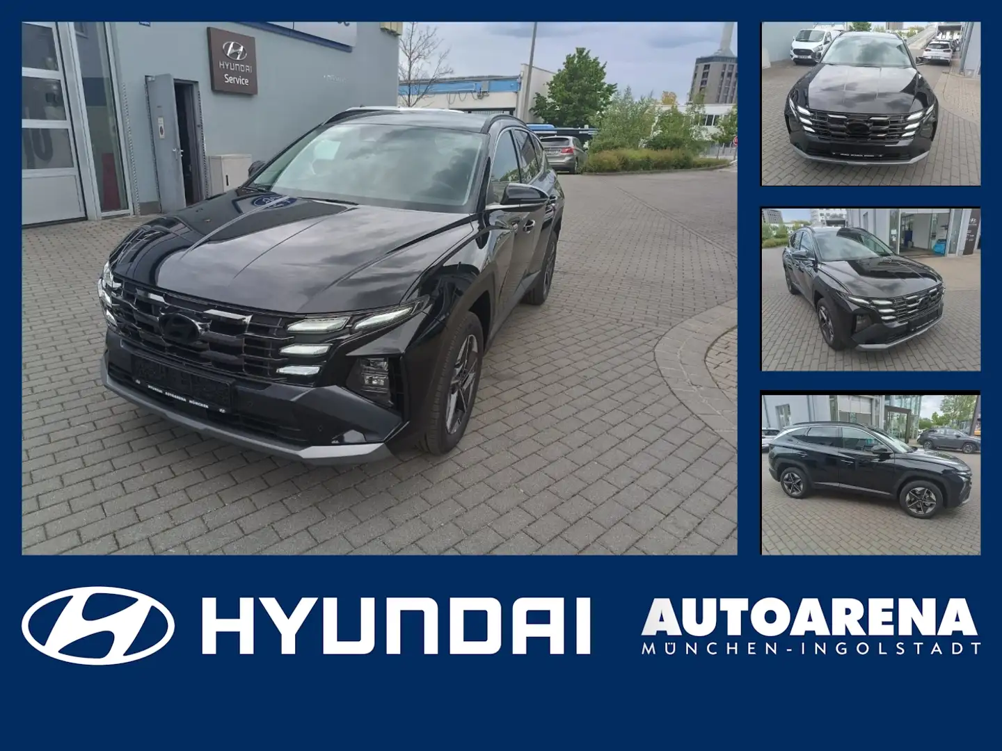 Hyundai TUCSON 1.6 T-GDI Trend Navi, ele. Heckklappe Noir - 1